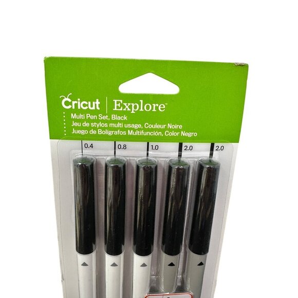 Cricut Explore Black Multi Pen Set Calligraphy Write Draw Water Based Acid Free - Picture 2 of 6